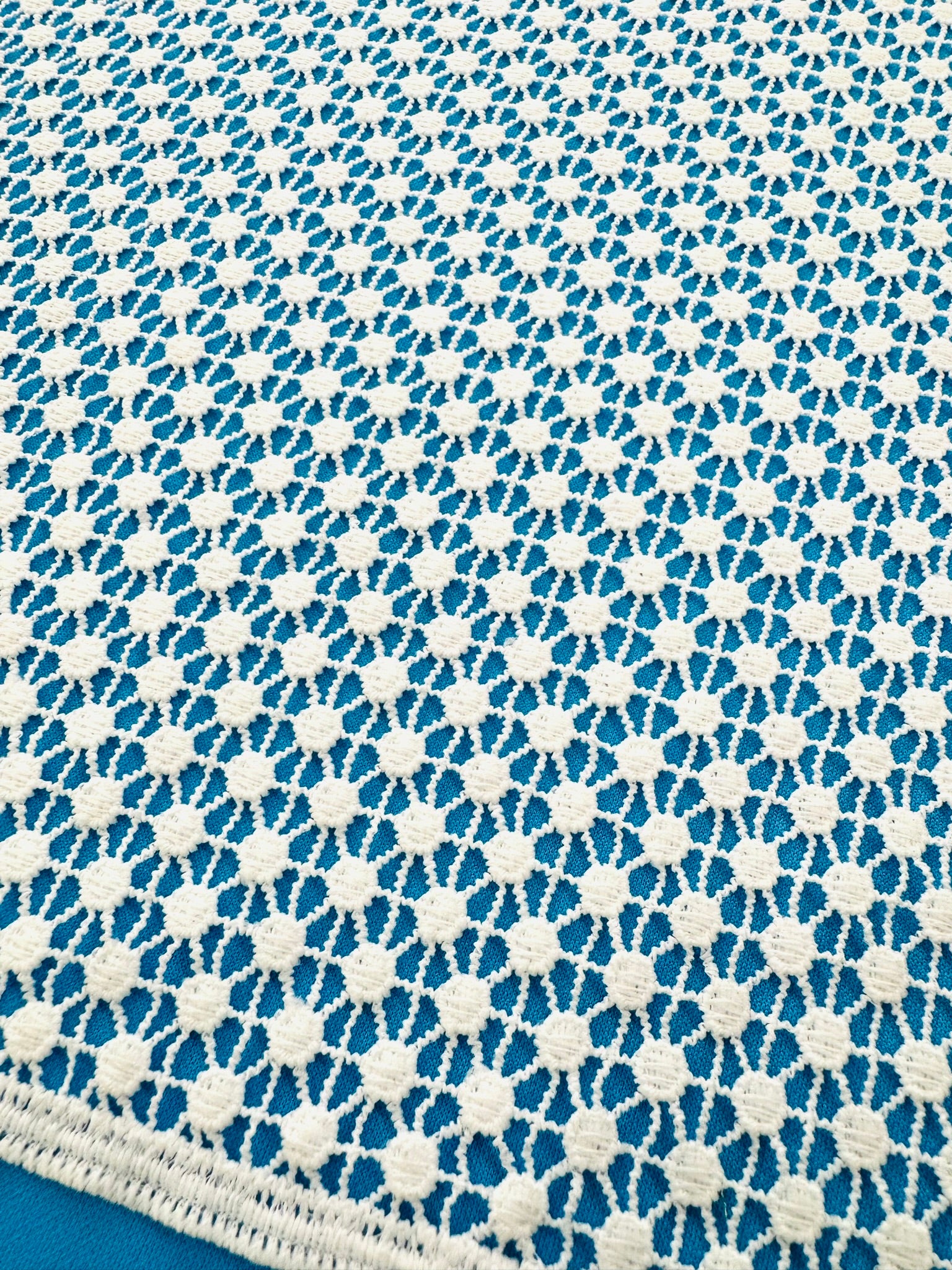 ML116 OFF WHITE Dot Lace Guipiure / Chemical Lace Embroidery