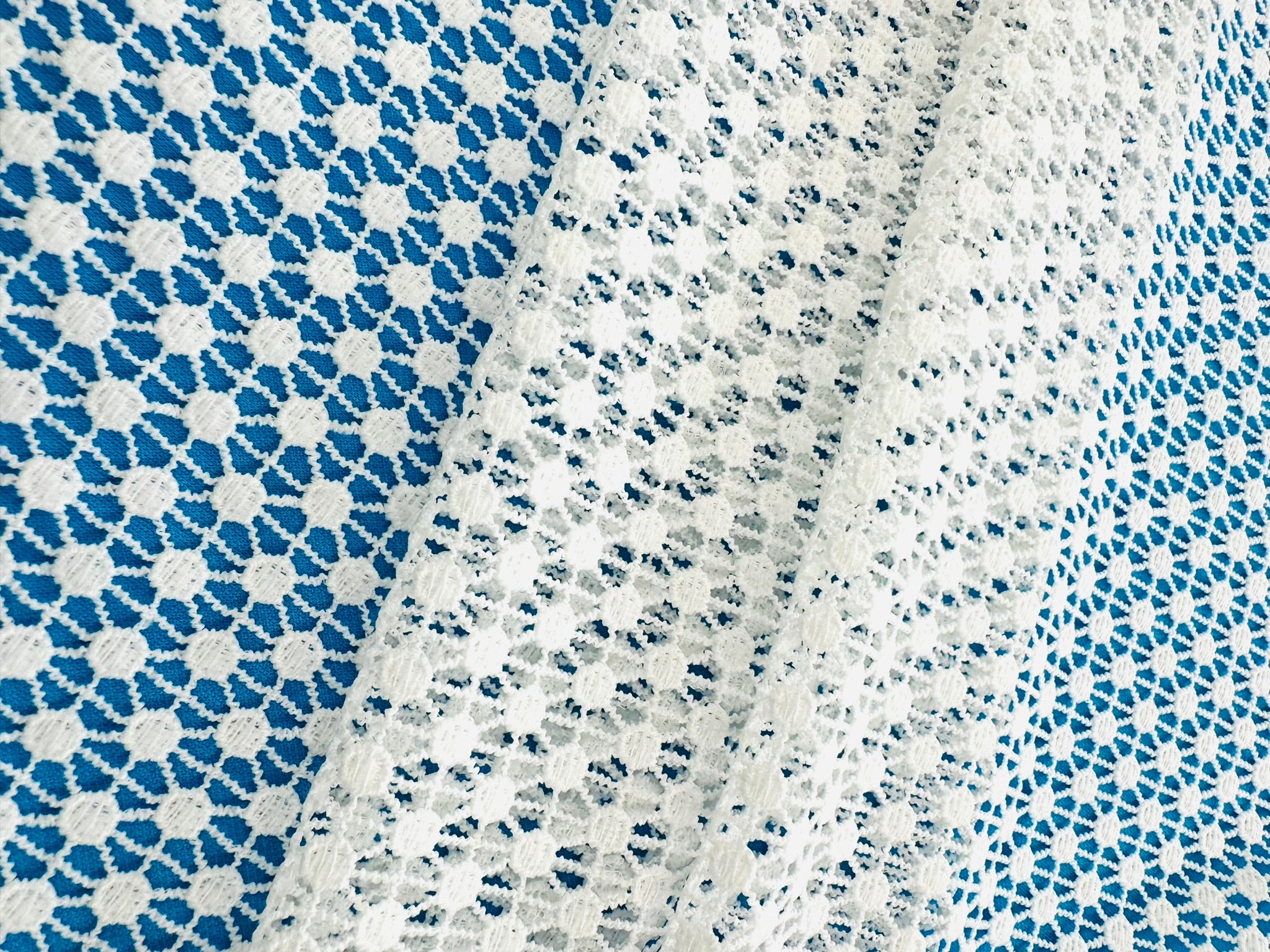 ML116 OFF WHITE Dot Lace Guipiure / Chemical Lace Embroidery