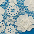 ML120 OFF WHITE Floral 3D Lace Guipiure / Chemical Lace Embroidery