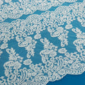 ML132 WHITE Corded Alencon Lace Trim