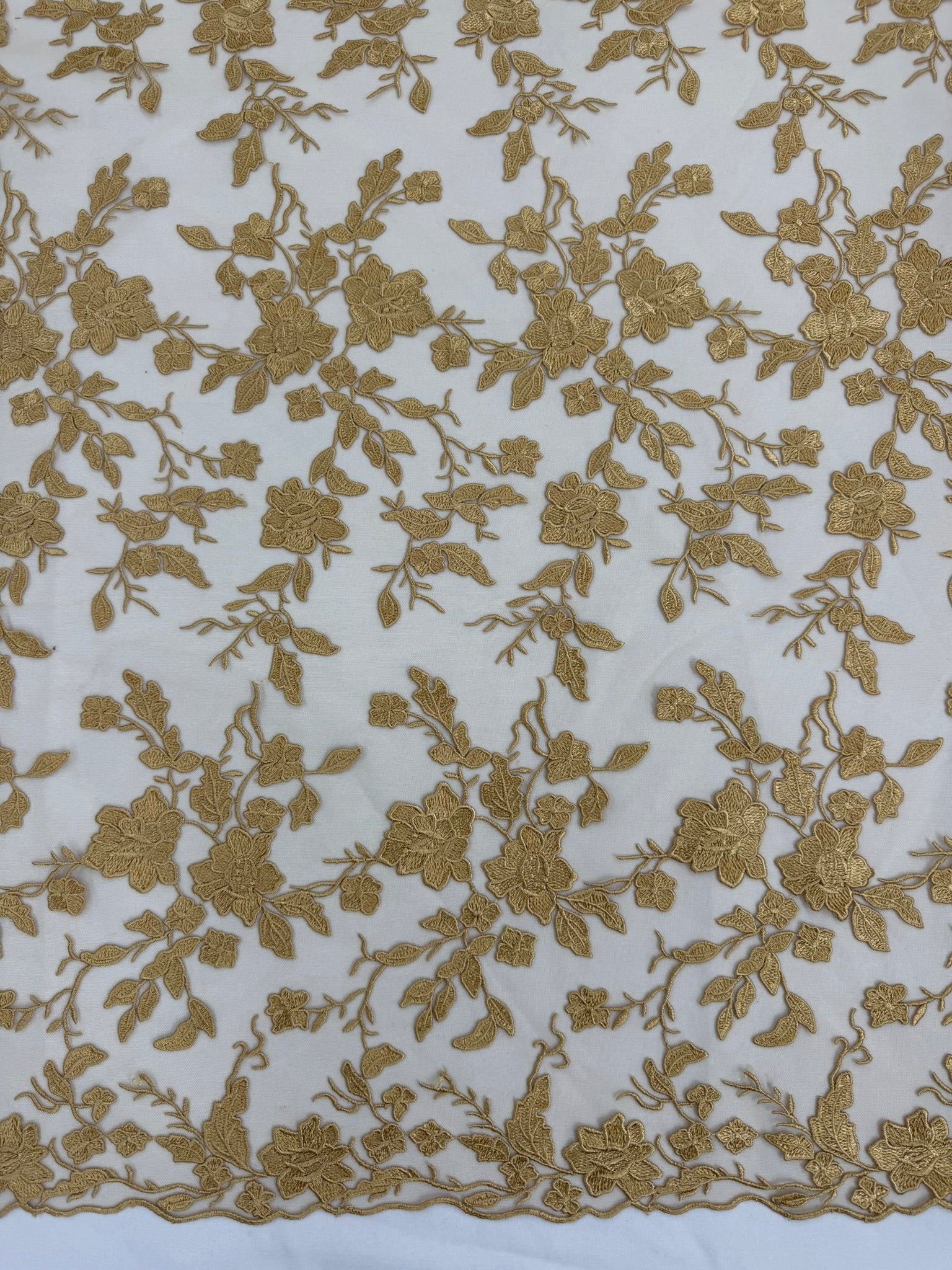 ML164 Floral Tulle Embroidery