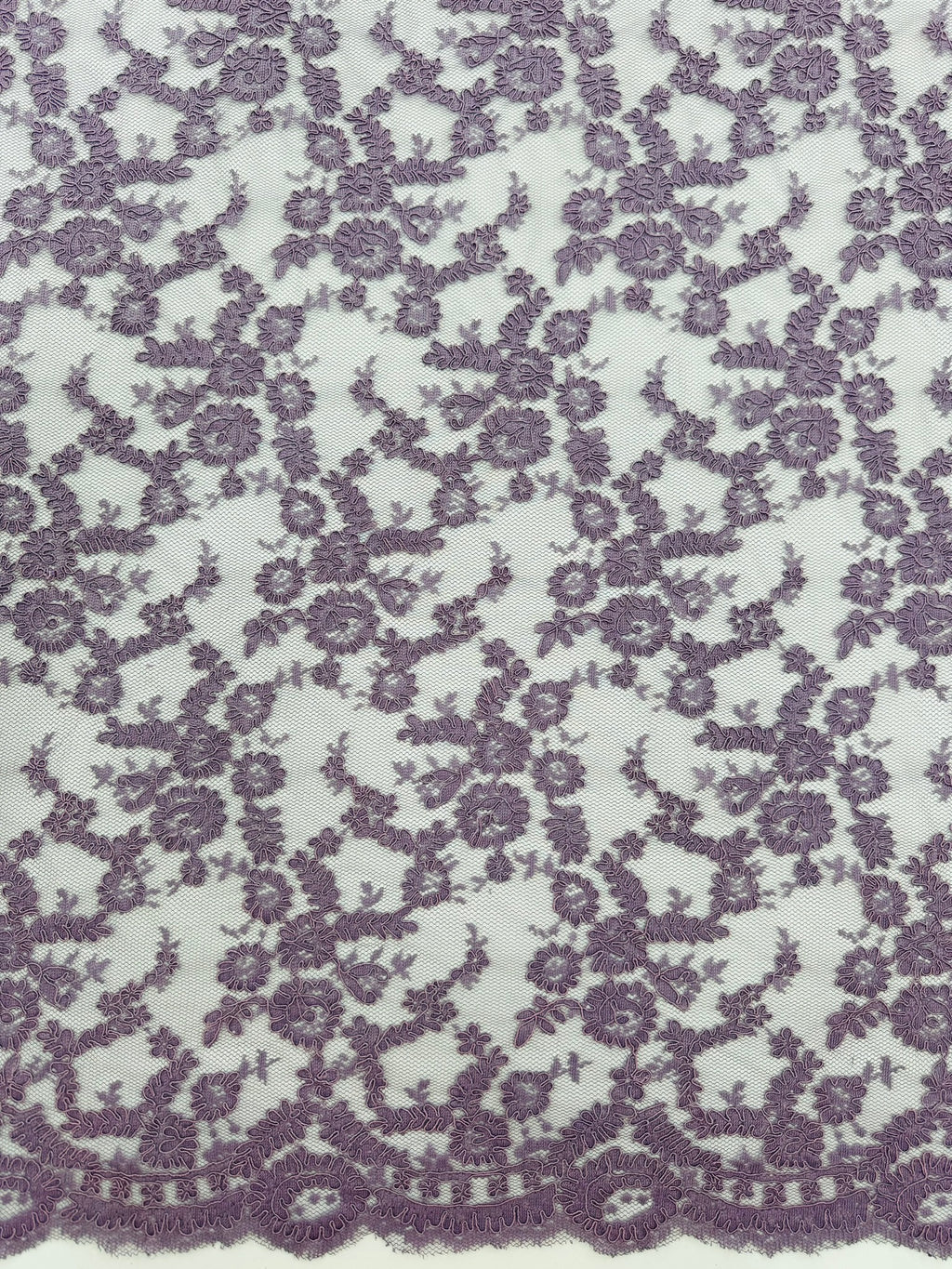 ML140 RED Corded Alencon Lace