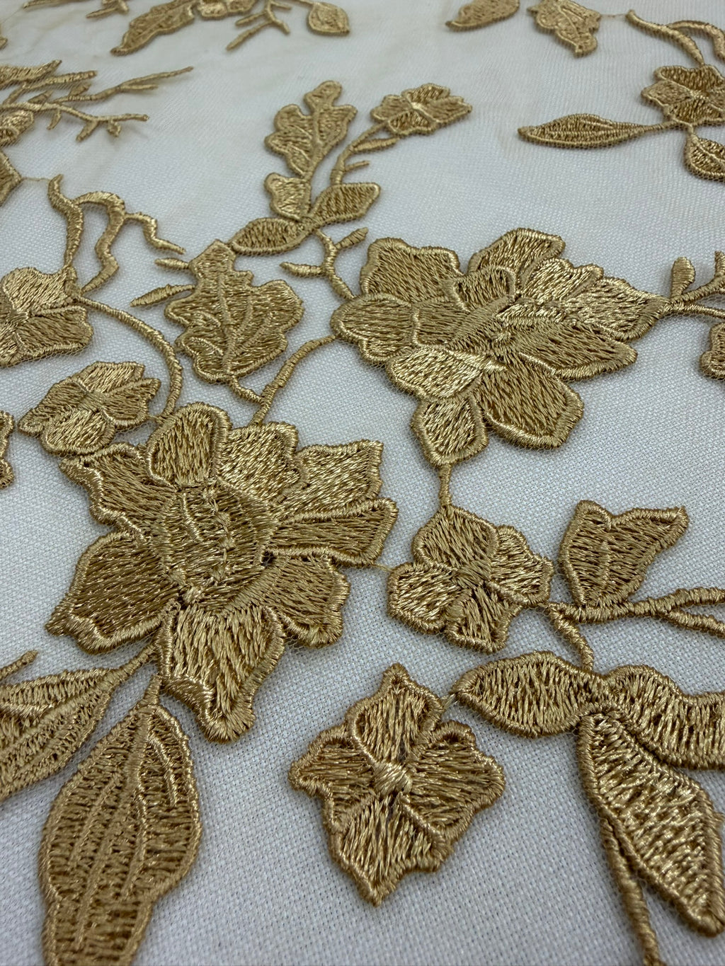 ML164 Floral Tulle Embroidery