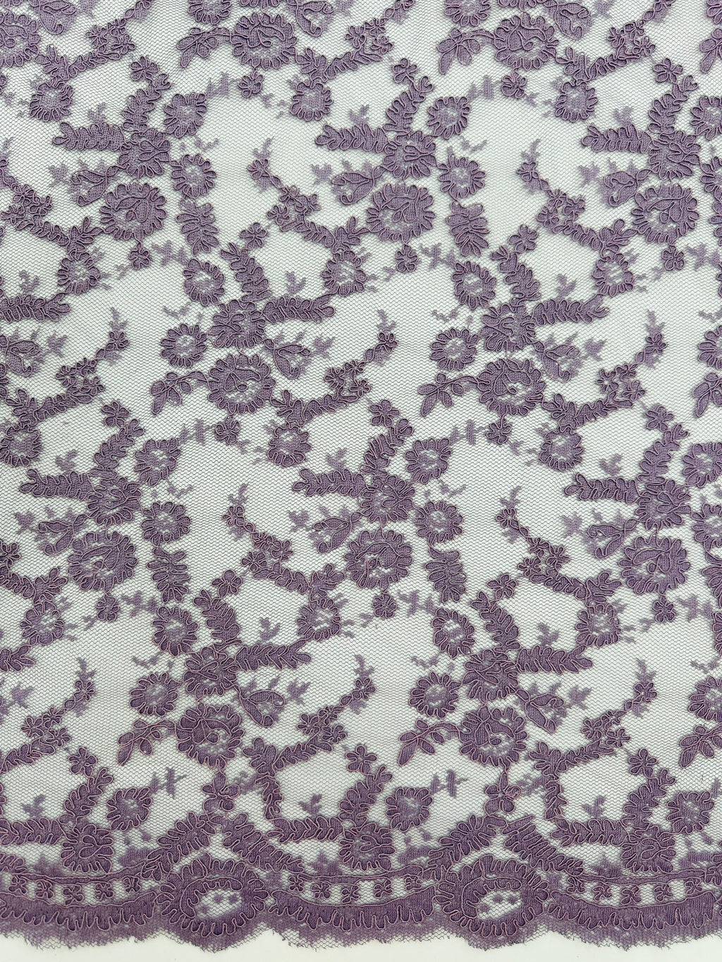 ML140 RED Corded Alencon Lace