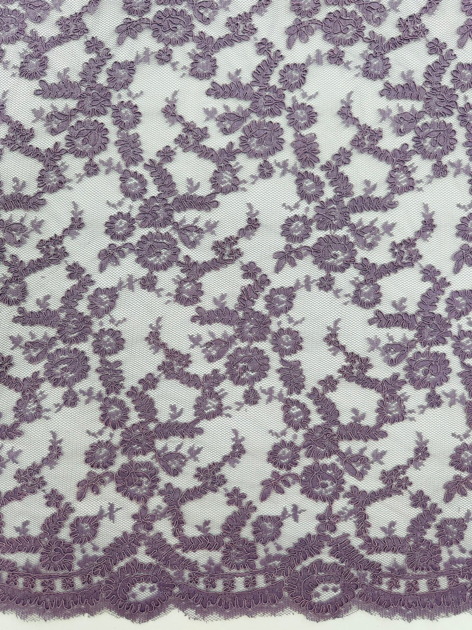 ML140 RED Corded Alencon Lace