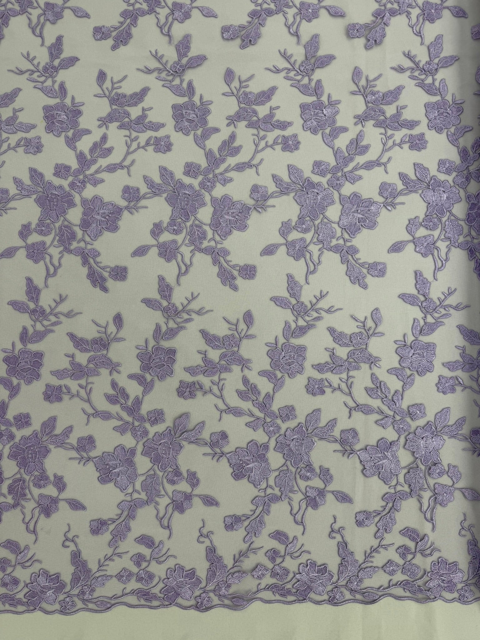 ML164 Floral Tulle Embroidery