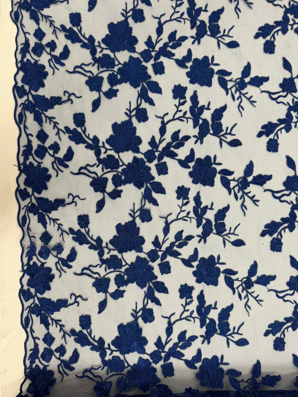 ML164 Floral Tulle Embroidery