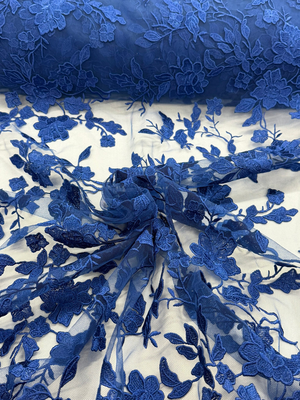 ML164 Floral Tulle Embroidery