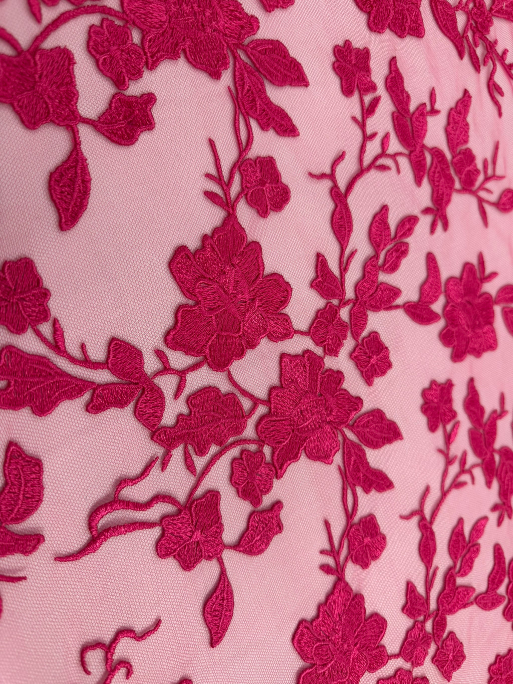 ML164 Floral Tulle Embroidery