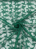ML205 - Lace Fabric by Yard – 52" Sequins on Mesh for Gowns, Tablecloth, Party Decor
