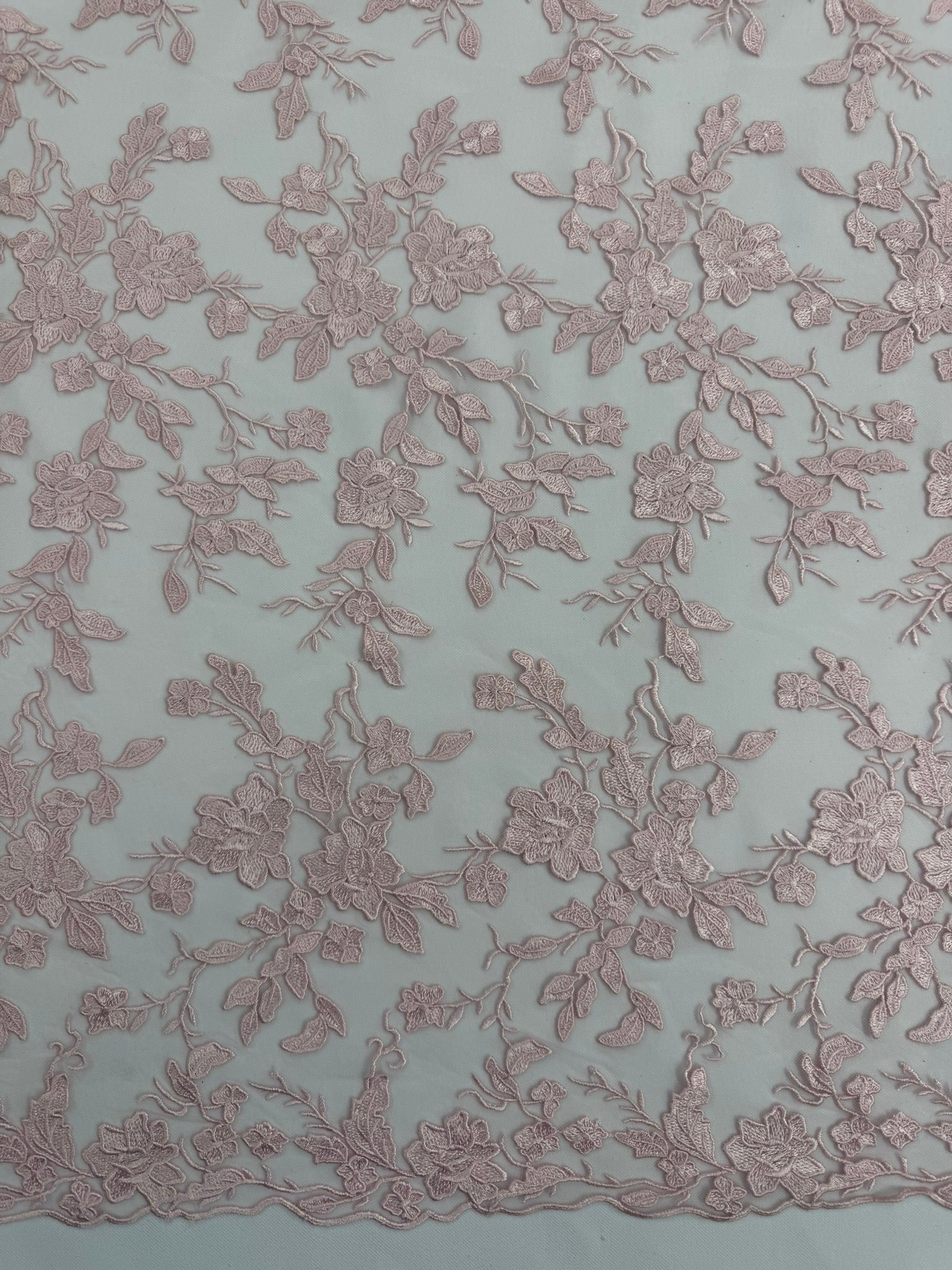 ML164 Floral Tulle Embroidery