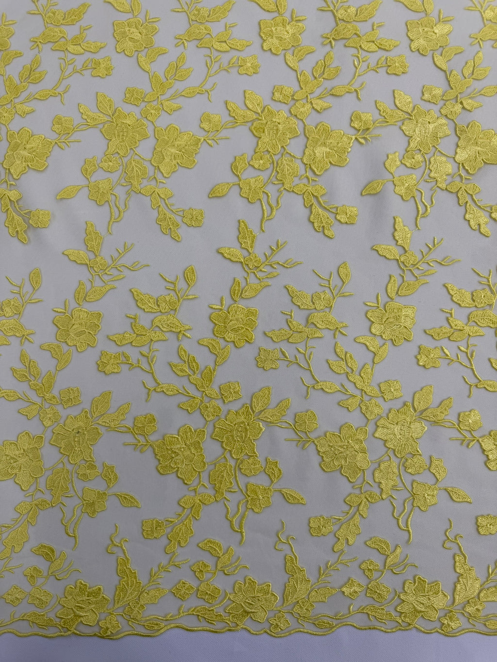 ML164 Floral Tulle Embroidery