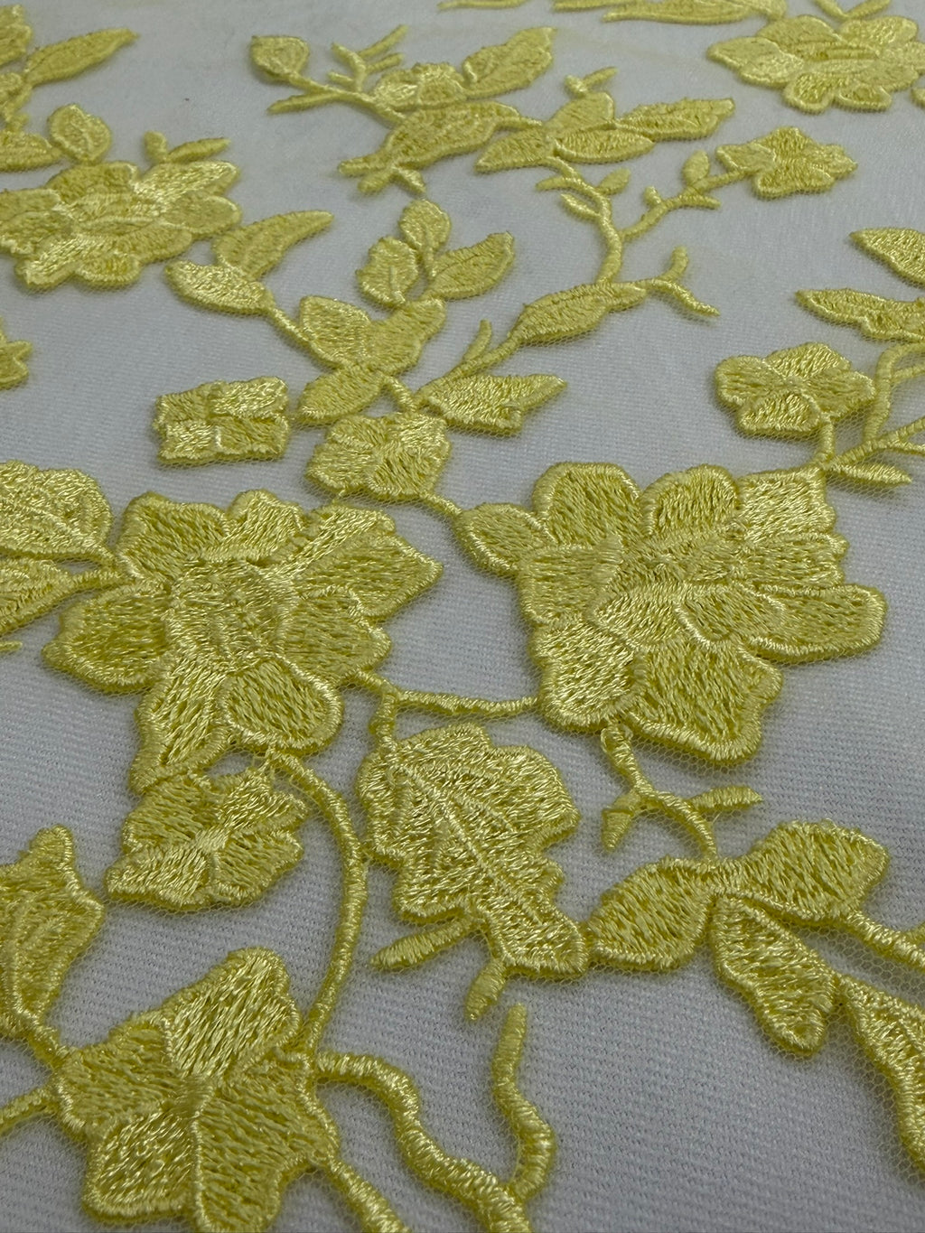 ML164 Floral Tulle Embroidery