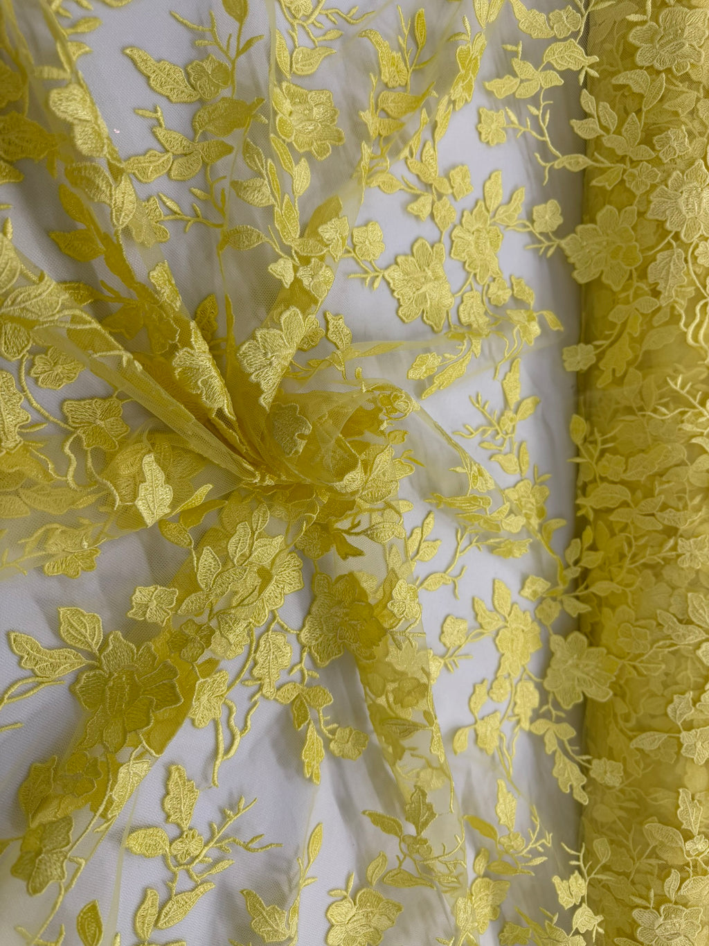 ML164 Floral Tulle Embroidery