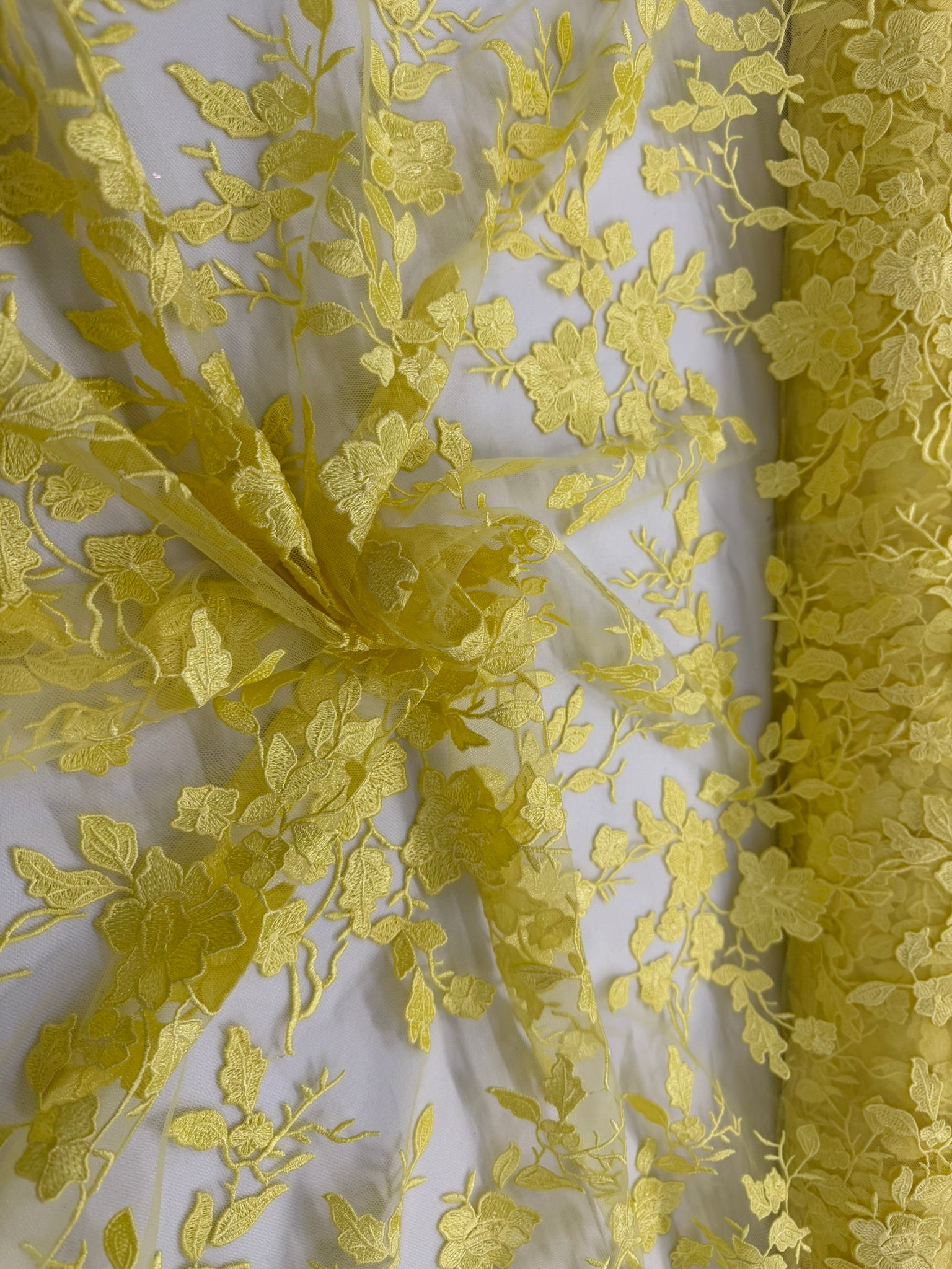 ML164 Floral Tulle Embroidery