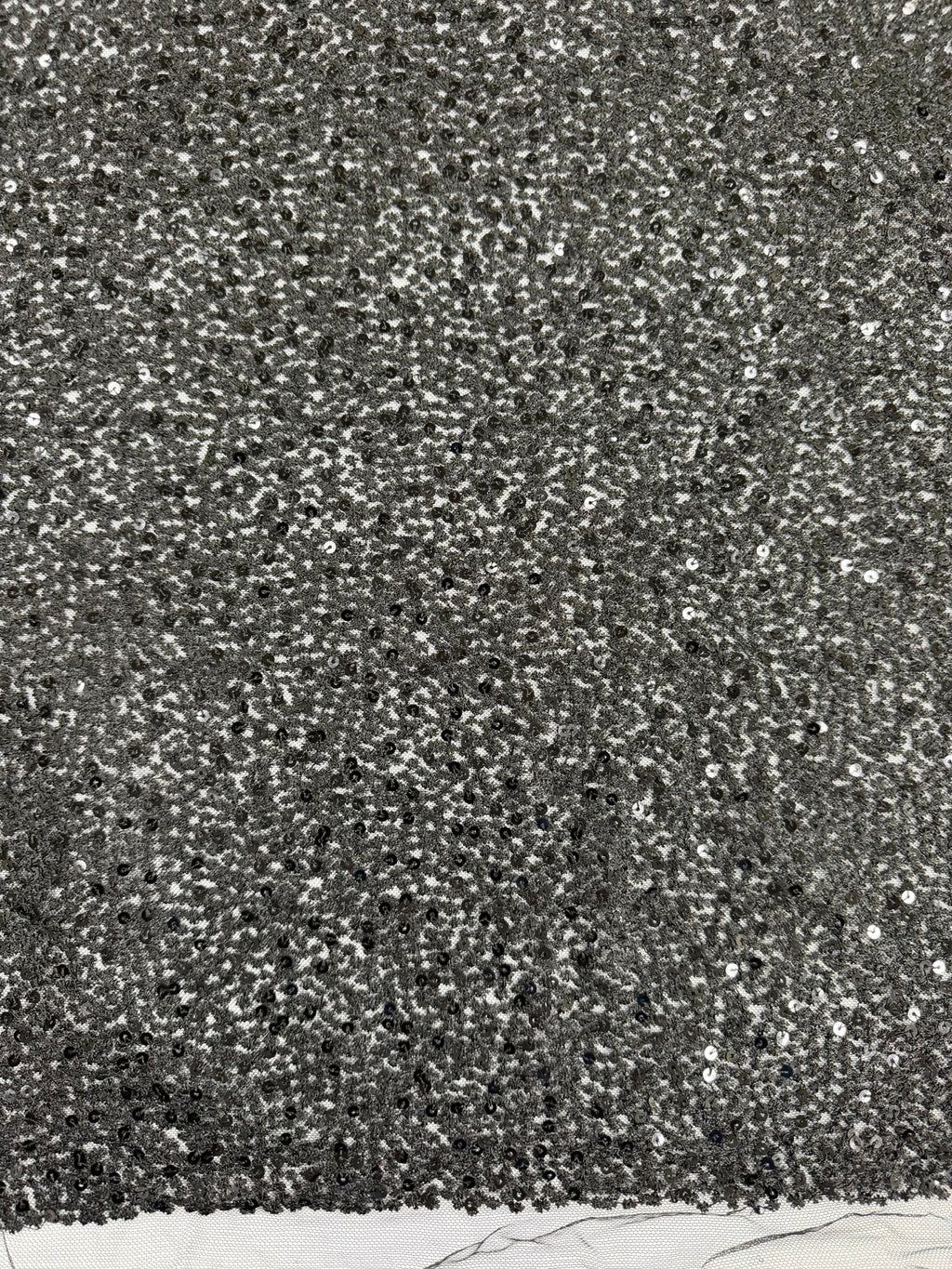 ML164 Allover Dot Sparkle Embroidered - Mesh Sequin Lace Fabric –