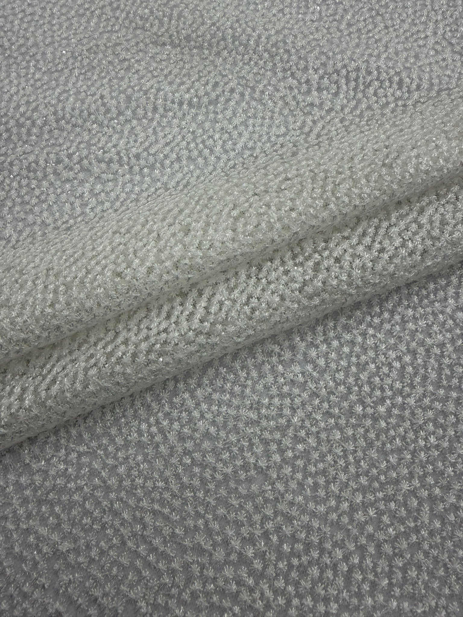 ML164 Allover Dot Sparkle Embroidered - Mesh Sequin Lace Fabric –