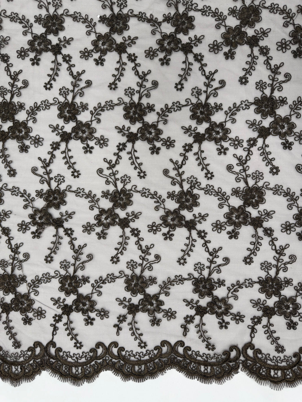 ML209 - Lace Fabric by Yard – 52" Corded Mesh for Gowns, Tablecloth, Party Decor