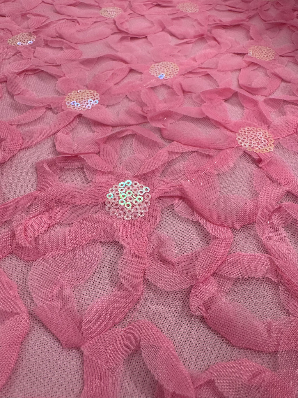 ML143 3D FLORAL RIBBON LACE FABRIC