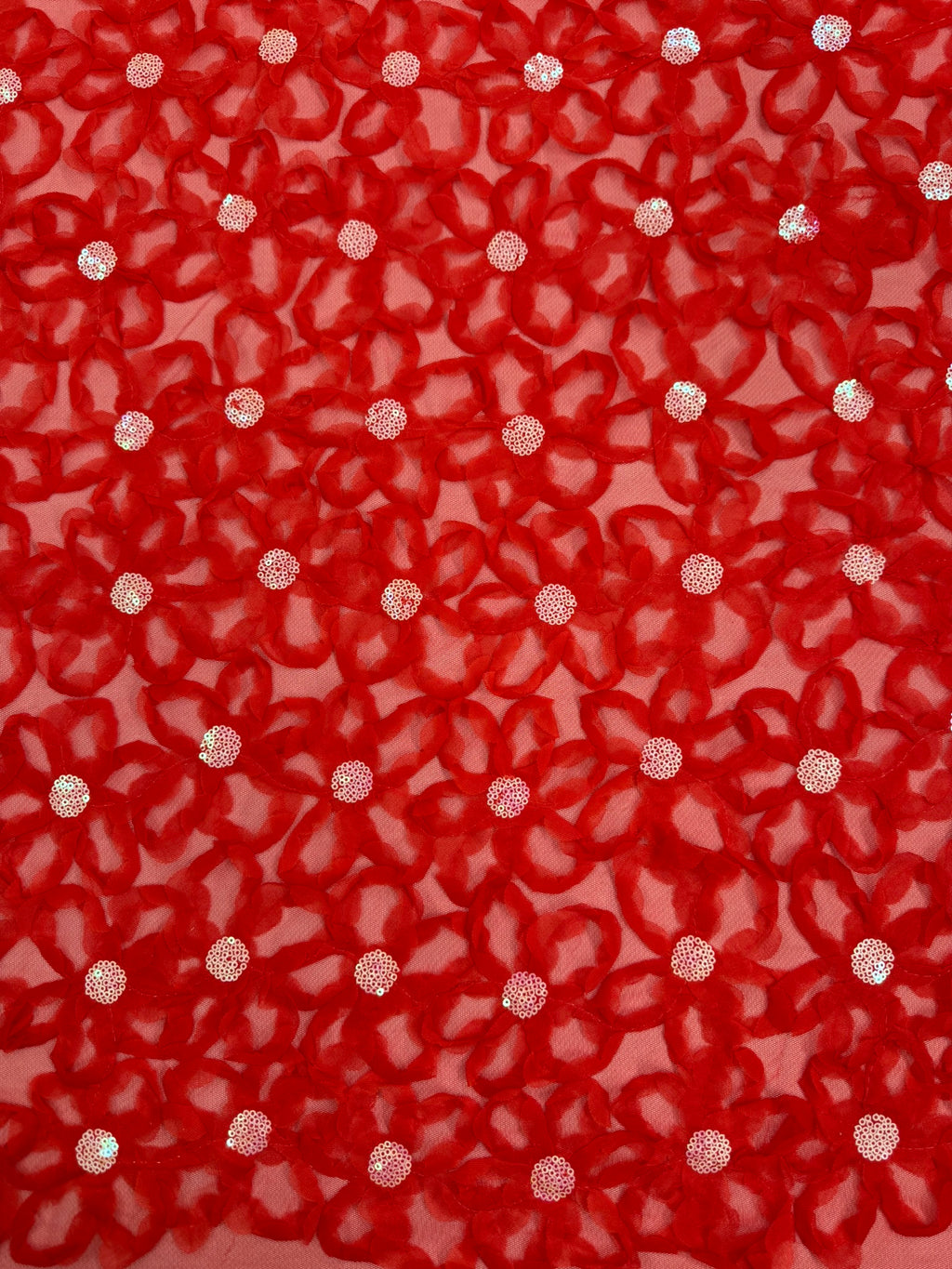 ML143 3D FLORAL RIBBON LACE FABRIC