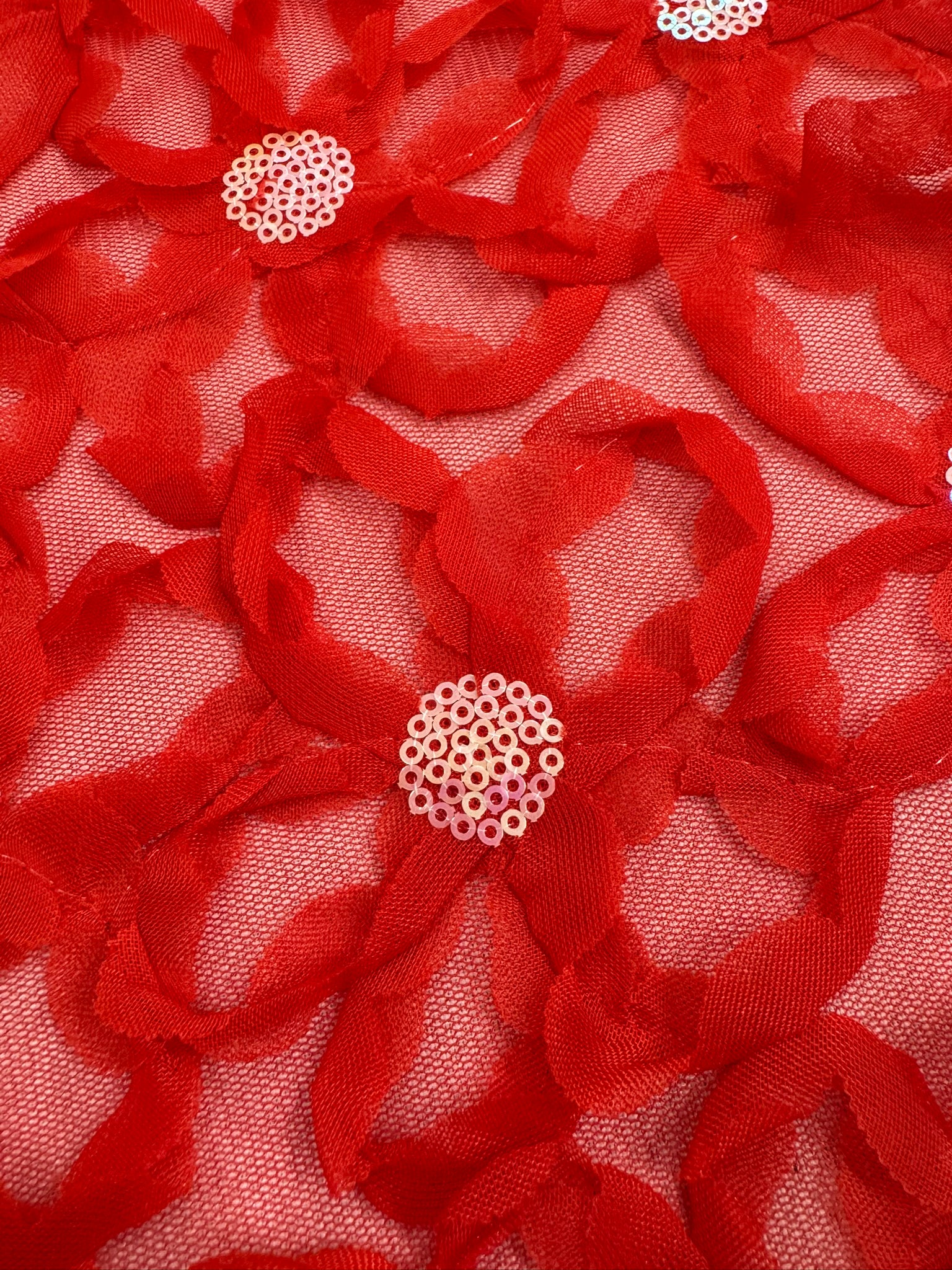 ML143 3D FLORAL RIBBON LACE FABRIC