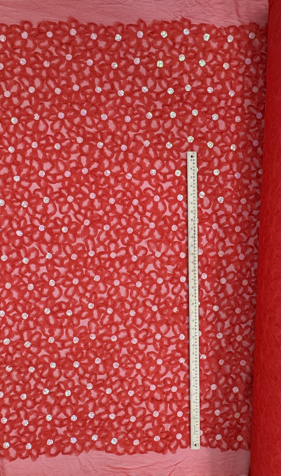 ML143 3D FLORAL RIBBON LACE FABRIC