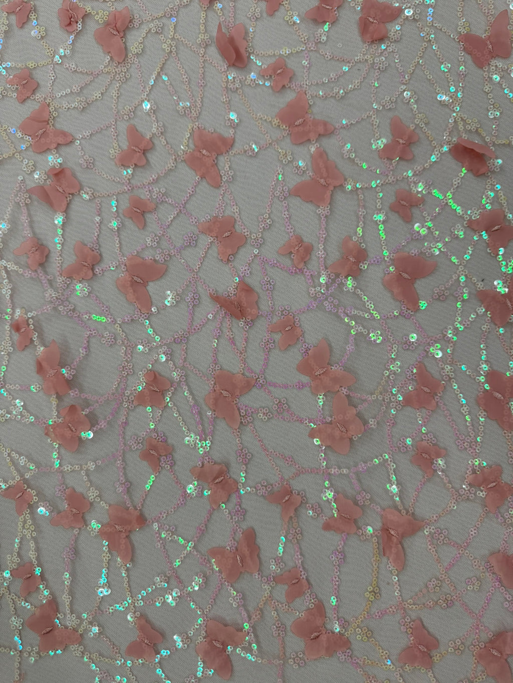 ML142 3D EMBROIDERY LACE WITH SEQUINS