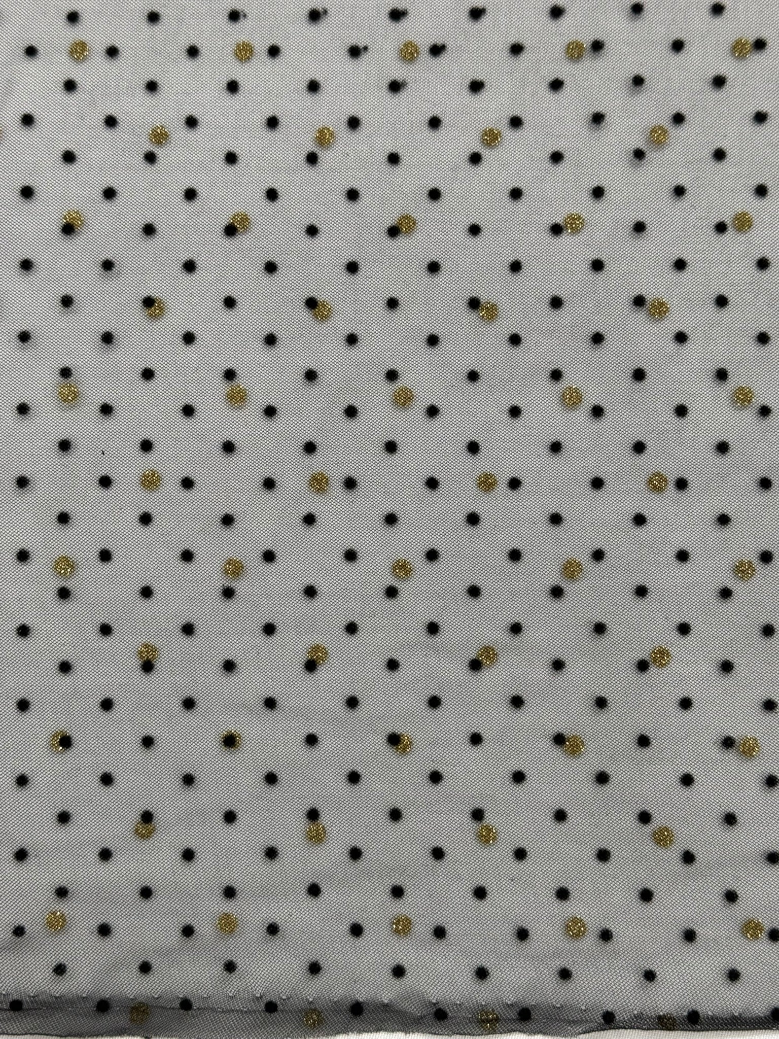 ML153 VELVET POLKADOT TULLE