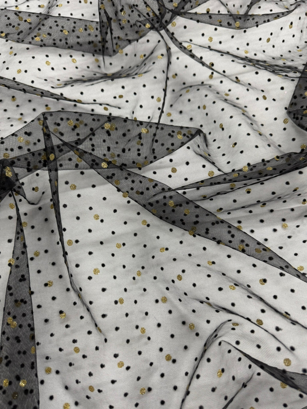 ML153 VELVET POLKADOT TULLE