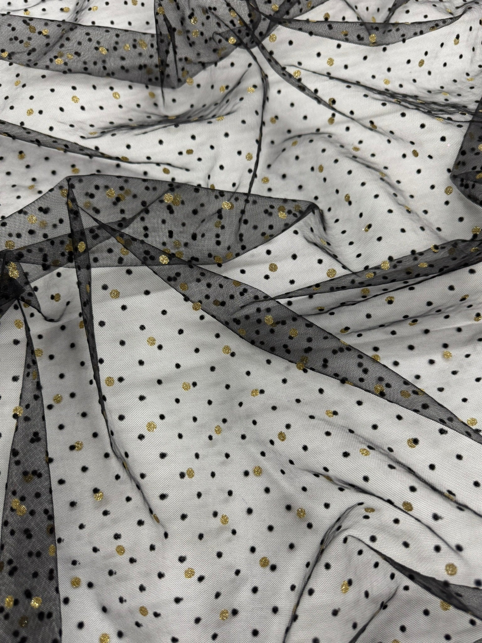 ML153 VELVET POLKADOT TULLE