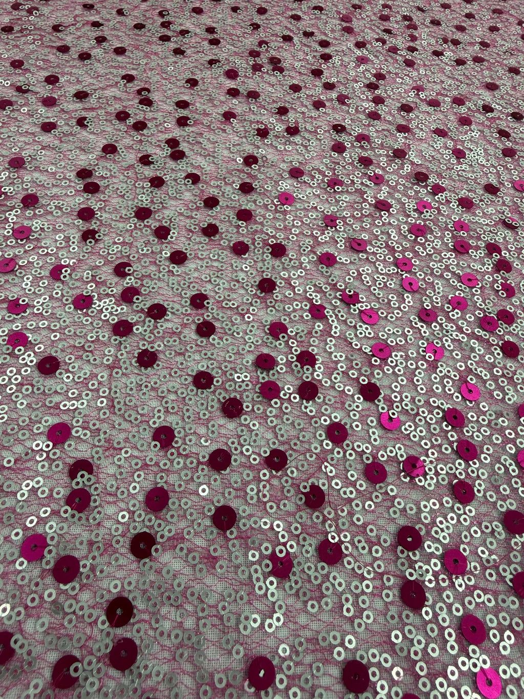 ML154 Sequin Lace Fabric – Allover Sparkle Embroidered Mesh