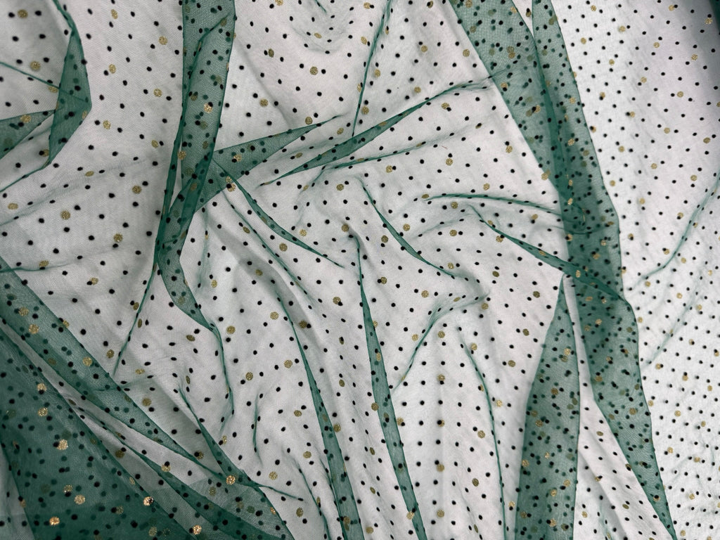 ML153 VELVET POLKADOT TULLE