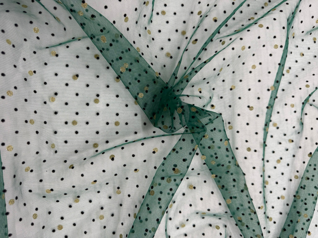 ML153 VELVET POLKADOT TULLE