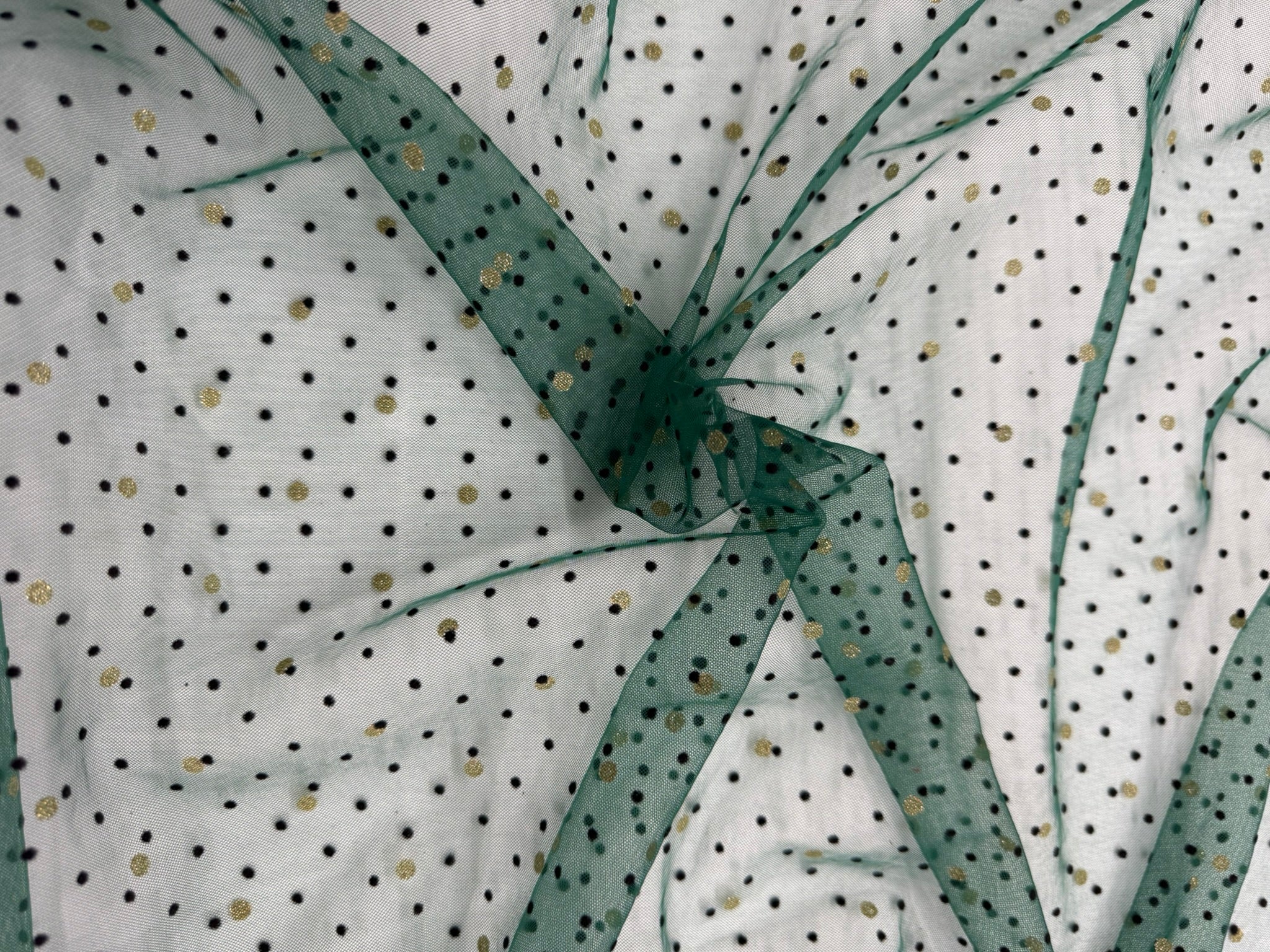 ML153 VELVET POLKADOT TULLE