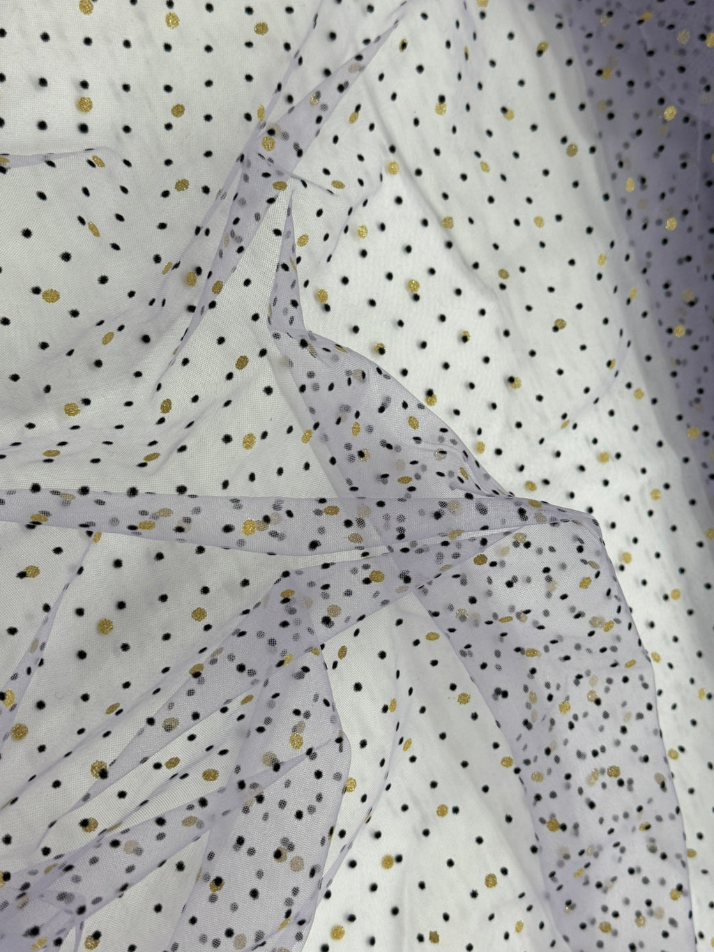 ML153 VELVET POLKADOT TULLE