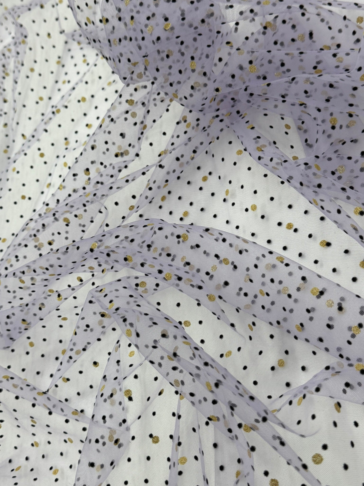 ML153 VELVET POLKADOT TULLE