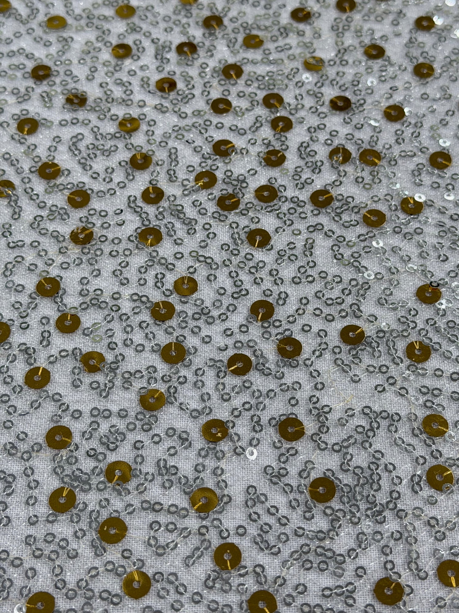 ML154 Sequin Lace Fabric – Allover Sparkle Embroidered Mesh
