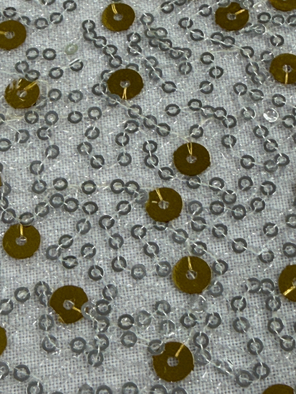 ML154 Sequin Lace Fabric – Allover Sparkle Embroidered Mesh