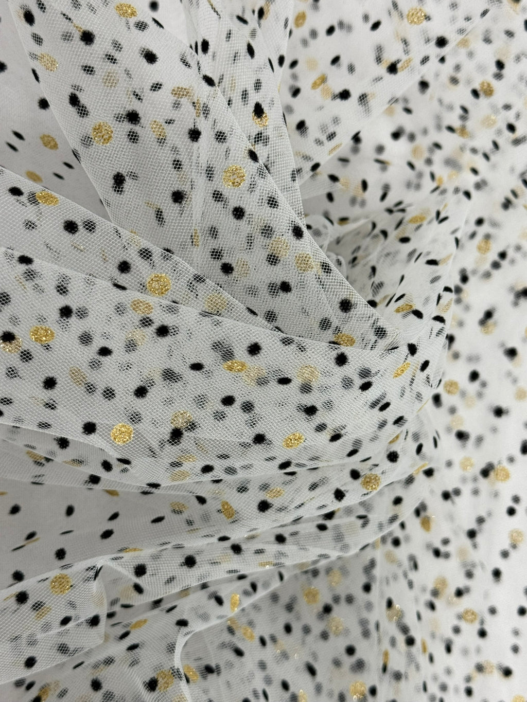 ML153 VELVET POLKADOT TULLE