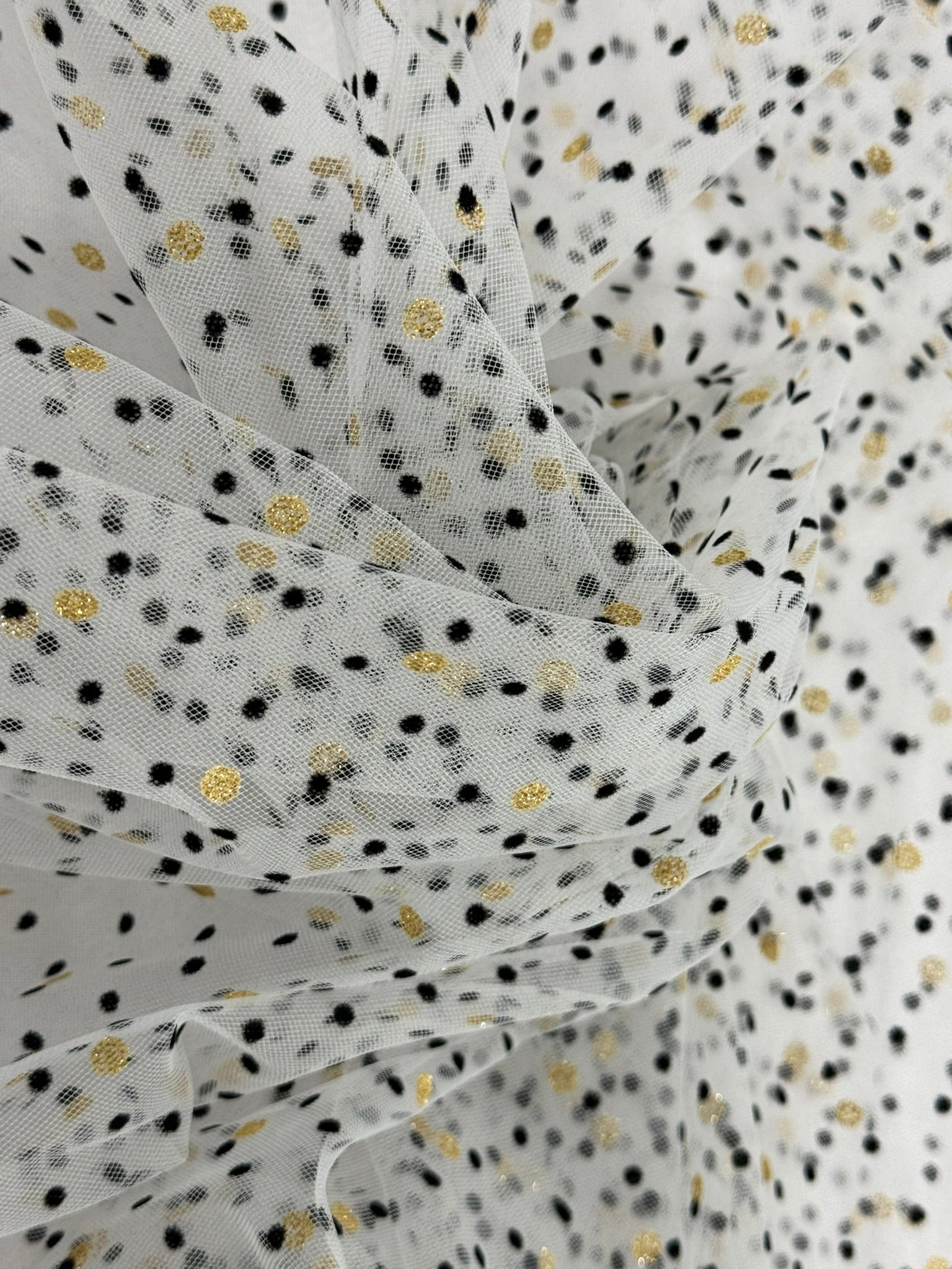 ML153 VELVET POLKADOT TULLE